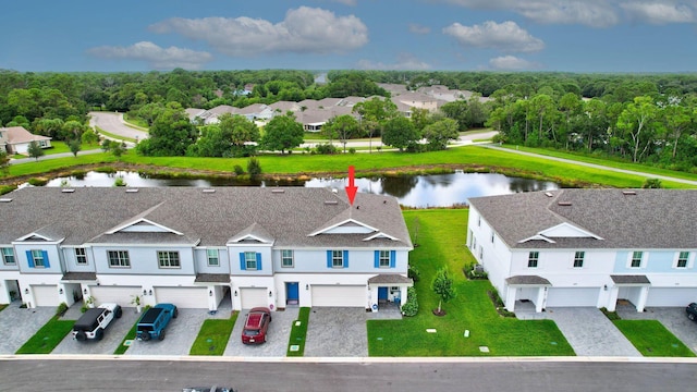 650 NE Waters Edge Ln, Port Saint Lucie, FL 34983 - aerial perspective of suburban area with a nearby body of water