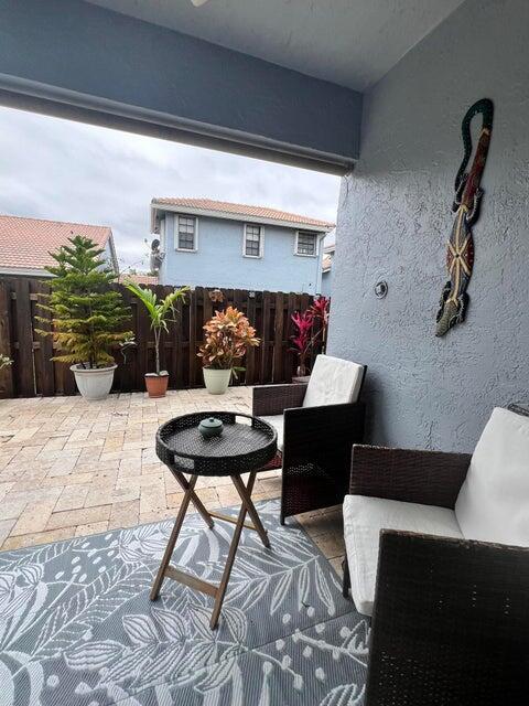 9815 Watermill Cir Unit B, Boynton Beach, FL 33437 - view of patio