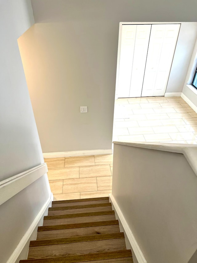 9815 Watermill Cir Unit B, Boynton Beach, FL 33437 - stairs featuring baseboards