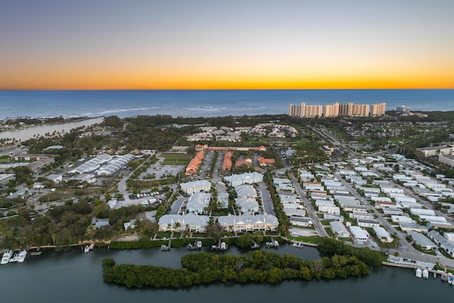 300 Ocean Trail Way Unit 102, Jupiter, FL 33477 - aerial view of property and surrounding area with a large body of water