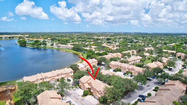 8730 SW 21st St, Miramar, FL 33025 - aerial view of property's location featuring a nearby body of water and nearby suburban area