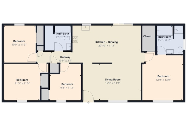 7281 NW 90th Ct, Okeechobee, FL 34972 - view of property floor plan