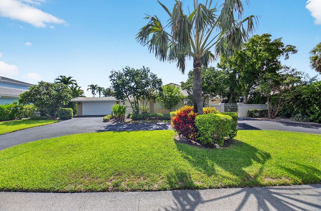11814 N Lake Dr, Boynton Beach, FL 33436 - view of front of property with a garage, stucco siding, and asphalt driveway