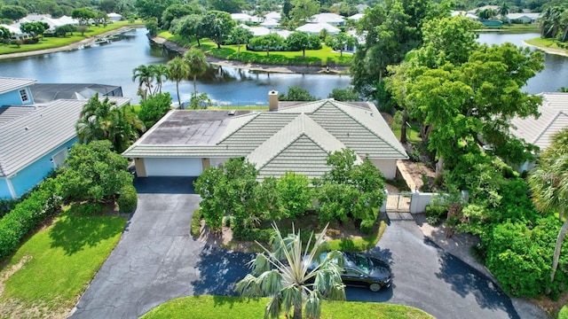 11814 N Lake Dr, Boynton Beach, FL 33436 - aerial view of residential area featuring a nearby body of water