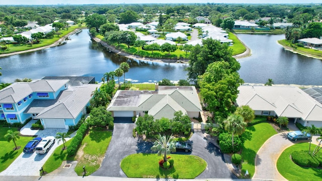 11814 N Lake Dr, Boynton Beach, FL 33436 - aerial perspective of suburban area featuring a nearby body of water