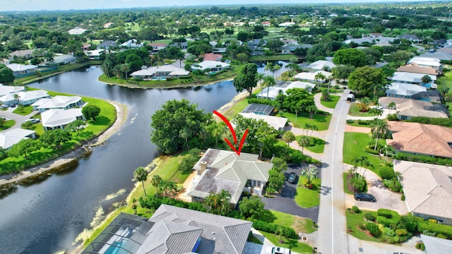 11814 N Lake Dr, Boynton Beach, FL 33436 - aerial perspective of suburban area with a nearby body of water