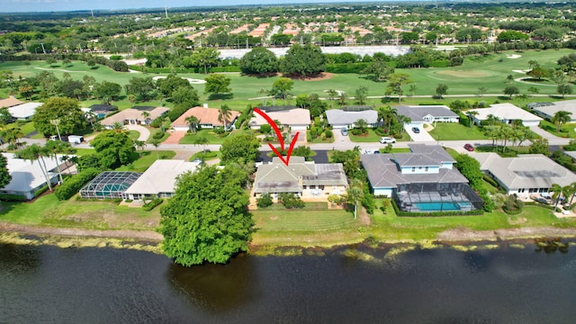 11814 N Lake Dr, Boynton Beach, FL 33436 - aerial overview of property's location with a nearby body of water and nearby suburban area