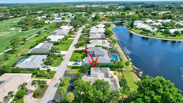 11814 N Lake Dr, Boynton Beach, FL 33436 - view of property location featuring a large body of water and nearby suburban area