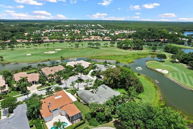 8571 Egret Lakes Ln, West Palm Beach, FL 33412 - aerial view of property's location with nearby suburban area, a local golf course, and a large body of water
