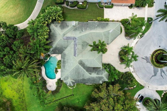 8571 Egret Lakes Ln, West Palm Beach, FL 33412 - bird's eye view of a pool area