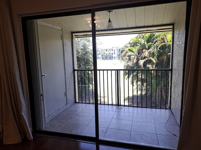 22415 SW 61st Way Unit 204, Boca Raton, FL 33428 - doorway to outside with wood finished floors