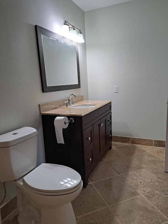 22415 SW 61st Way Unit 204, Boca Raton, FL 33428 - half bathroom featuring toilet and vanity