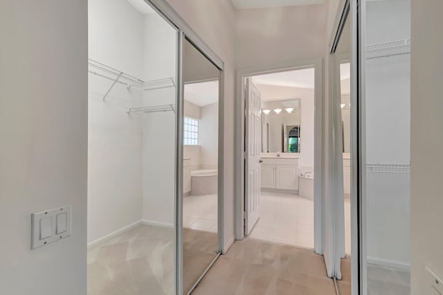 6661 Sherbrook Dr, Boynton Beach, FL 33437 - spacious closet with light carpet