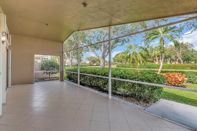 6661 Sherbrook Dr, Boynton Beach, FL 33437 - unfurnished sunroom with vaulted ceiling and plenty of natural light