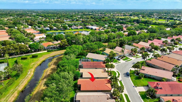 6661 Sherbrook Dr, Boynton Beach, FL 33437 - aerial perspective of suburban area featuring a nearby body of water