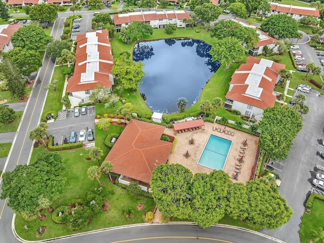 9199 Pecky Cypress Ln Unit 7H, Boca Raton, FL 33428 - drone / aerial view of a large body of water and a pool