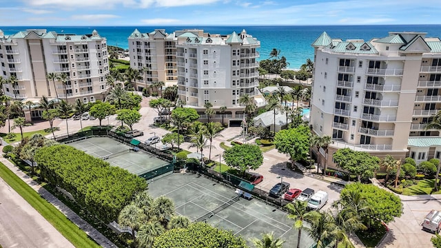 120 Ocean Grande Blvd Unit 302, Jupiter, FL 33477 - drone / aerial view of a nearby body of water and apartment complex