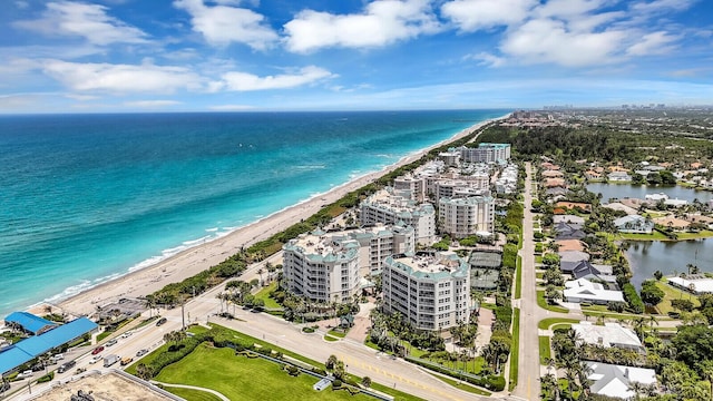 120 Ocean Grande Blvd Unit 302, Jupiter, FL 33477 - aerial view of waterfront with a beach