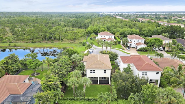 244 Behring Way, Jupiter, FL 33458 - aerial view of residential area with a nearby body of water and a heavily wooded area