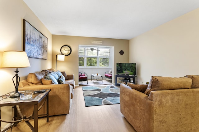 2600 NE 1st Ln Unit 3110, Boynton Beach, FL 33435 - living area with light wood-style flooring