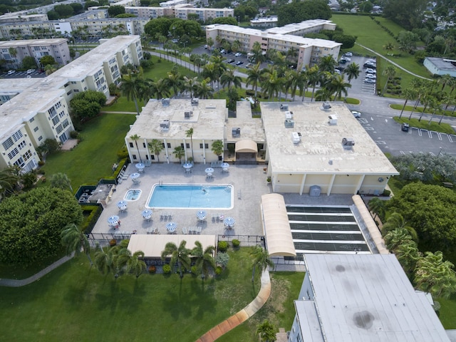 2600 NE 1st Ln Unit 3110, Boynton Beach, FL 33435 - aerial view of a pool area