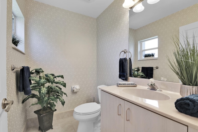 12388 Lakeridge Falls Dr, Boynton Beach, FL 33437 - bathroom with vanity and tile patterned floors
