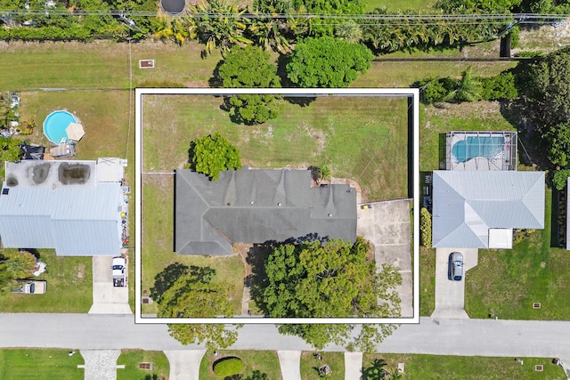1144 NW 12th Ter, Stuart, FL 34994 - aerial view of property's location with property boundaries highlighted
