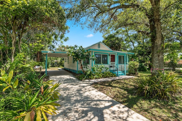 2302 Cortez Blvd, Fort Pierce, FL 34982 - view of front of house with concrete driveway