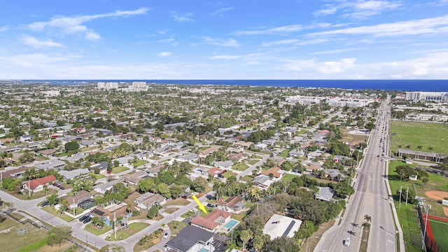 334 SW 14 Th Ave, Boynton Beach, FL 33435 - aerial view of property's location featuring a large body of water and a major roadway