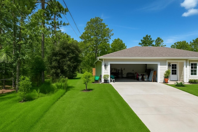 690 NE 150th Ct, Morriston, FL 32668 - garage featuring concrete driveway