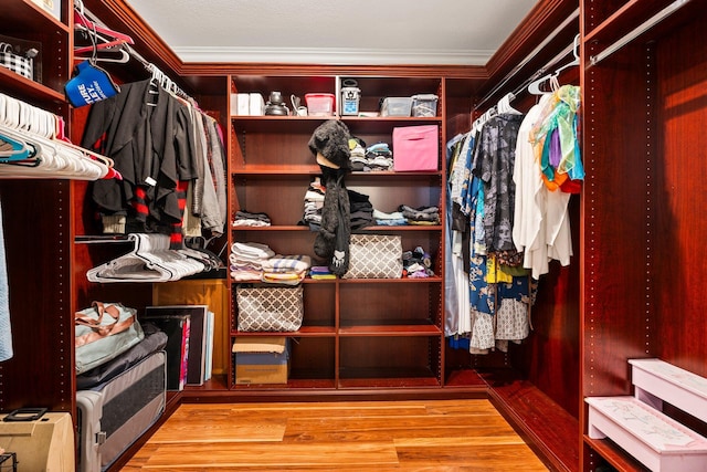 468 SW Prado Ave, Port Saint Lucie, FL 34983 - walk in closet featuring wood finished floors