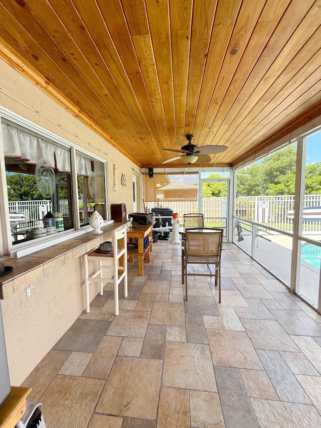 637 SW Sail Ter, Port Saint Lucie, FL 34953 - view of patio with a ceiling fan
