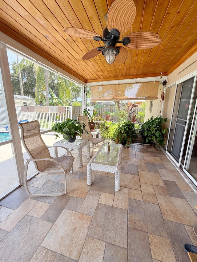637 SW Sail Ter, Port Saint Lucie, FL 34953 - view of patio featuring a ceiling fan