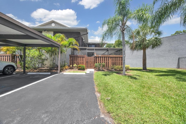 2004 SE Round Table Dr Unit 0, Port Saint Lucie, FL 34952 - view of yard