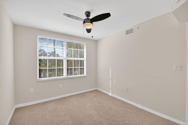 15185 Michelangelo Blvd Unit 207, Delray Beach, FL 33446 - empty room featuring ceiling fan and carpet floors