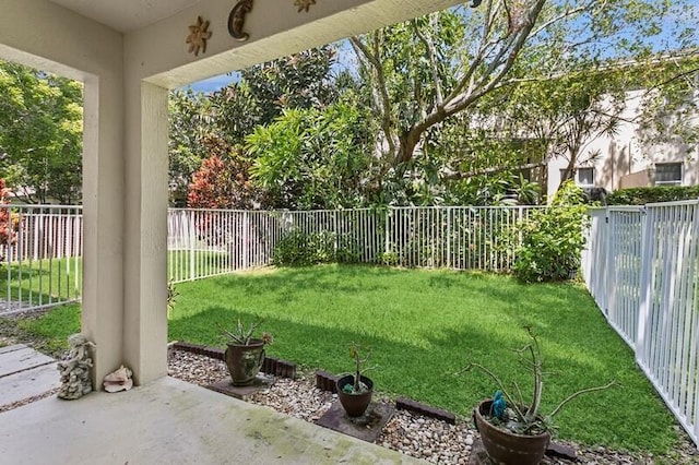 315 Spruce St, Boynton Beach, FL 33426 - fenced backyard featuring a patio