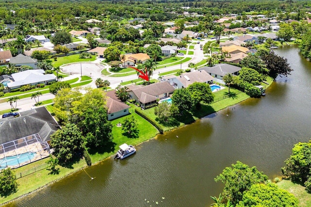 145 Waterway Rd, Royal Palm Beach, FL 33411 - aerial perspective of suburban area with a large body of water