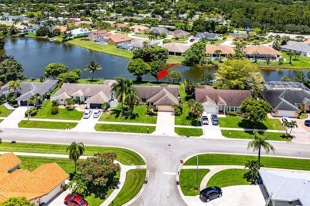 145 Waterway Rd, Royal Palm Beach, FL 33411 - aerial perspective of suburban area with a nearby body of water