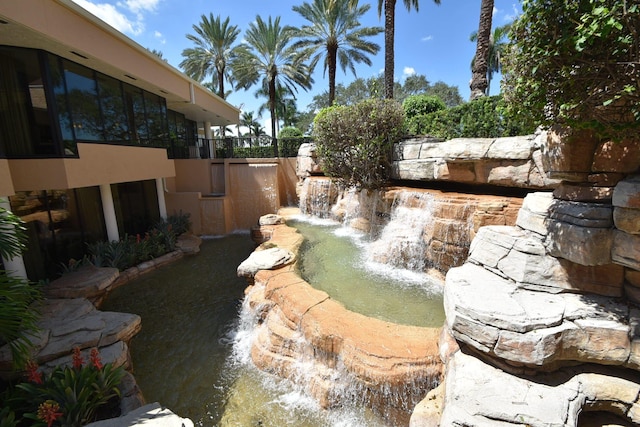 15822 Loch Maree Ln Unit 3203, Delray Beach, FL 33446 - view of yard featuring a small pond