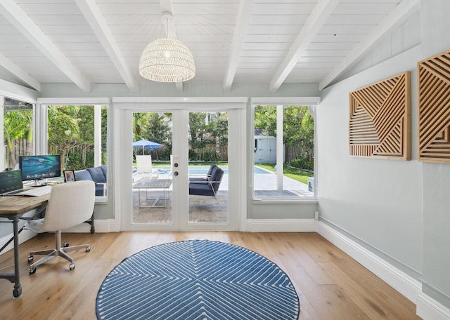 1116 SE 11th St, Fort Lauderdale, FL 33316 - sunroom with french doors