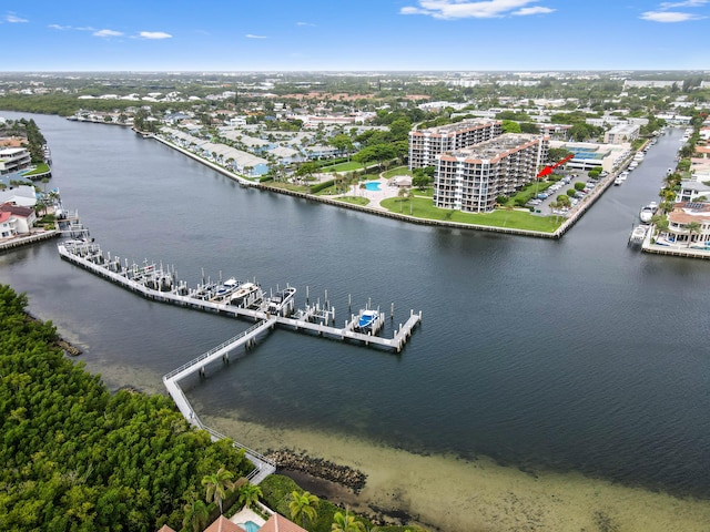 899 Jeffery St Unit 208, Boca Raton, FL 33487 - drone / aerial view of a large body of water