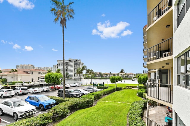 899 Jeffery St Unit 208, Boca Raton, FL 33487 - view of yard with a water view