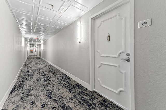 899 Jeffery St Unit 208, Boca Raton, FL 33487 - corridor featuring a textured wall