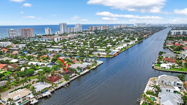 1921 W Terra Mar Dr, Lauderdale By The Sea, FL 33062 - view of urban area featuring a nearby body of water and nearby suburban area