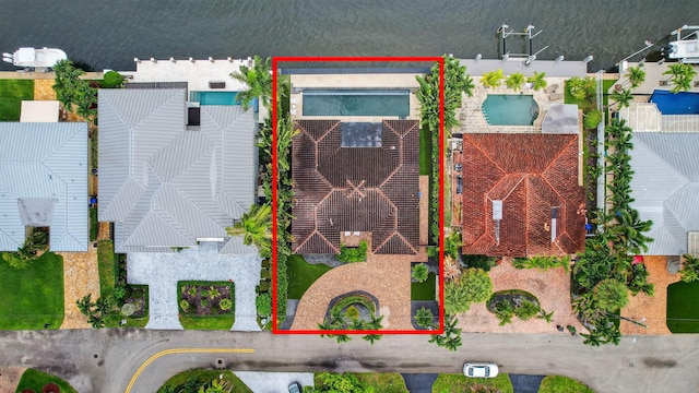 1921 W Terra Mar Dr, Lauderdale By The Sea, FL 33062 - view of property location featuring property boundaries highlighted