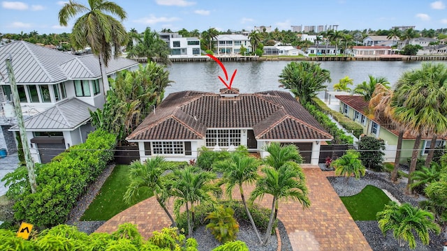 1921 W Terra Mar Dr, Lauderdale By The Sea, FL 33062 - aerial perspective of suburban area with a large body of water