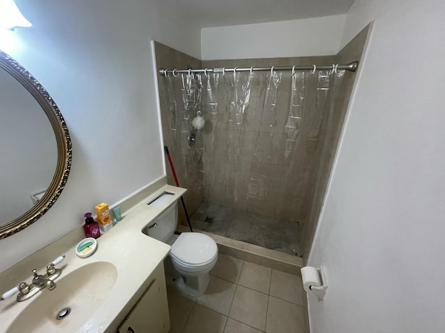 4116 NW 88th Ave Unit 206, Coral Springs, FL 33065 - full bath with tile patterned floors, tiled shower, and vanity