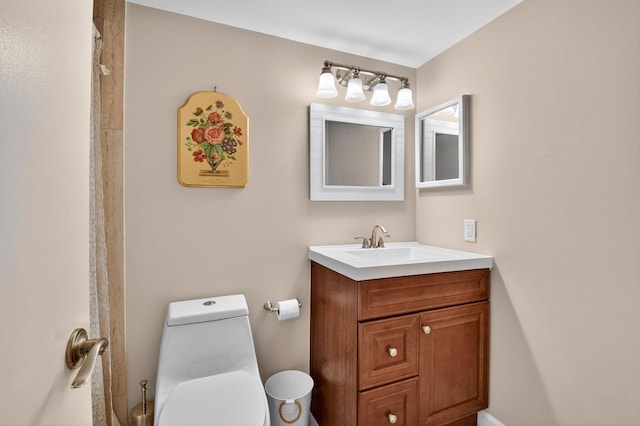 14425 Strathmore Ln Unit 404, Delray Beach, FL 33446 - bathroom with vanity and toilet