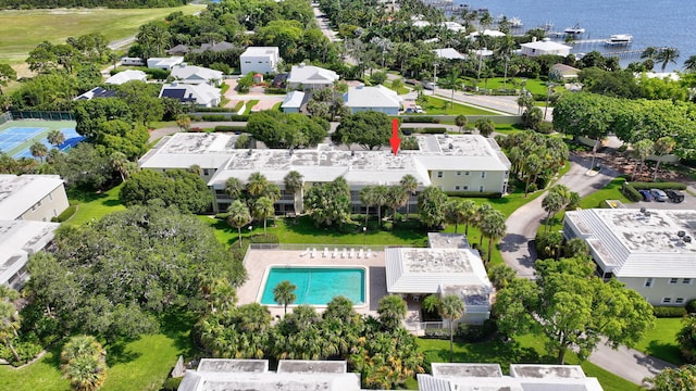 1600 SE Saint Lucie Blvd SE Unit 211, Stuart, FL 34996 - bird's eye view of a nearby body of water and a pool area