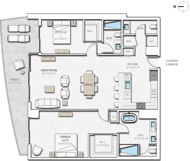 220 Lake Shore Dr Unit 1705, Lake Park, FL 33403 - view of property floor plan